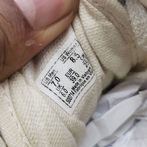 Vans Old Skool Woven Sneakers Marshmallow Snow Shoes Size 8.5 Women's 7 Men's - Picture 4 of 16